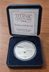 Острова Кука 5 долларов "100 лет гибели Титаника" 2012 год Proof
