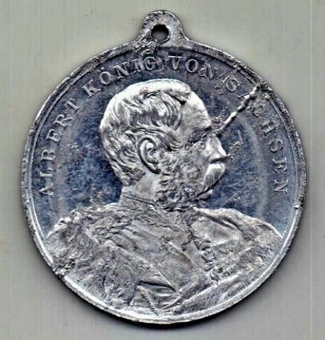 медаль 1896 Саксония Военные маневры