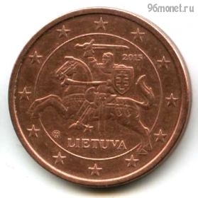 Литва 5 евроцентов 2015