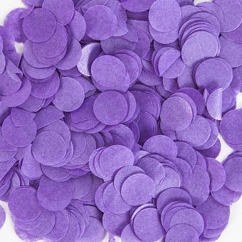 Фиолетовое бумажное мелкое конфетти