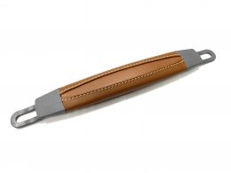 Ручка для чемодана Samsonite серая коричневая кожа