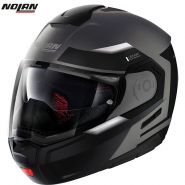 Шлем Nolan N90-3 Reflector N-Com, Серо-черный