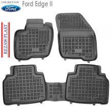 Коврики Ford Edge II от 2015 -  в салон резиновые Rezaw Plast (Польша) - 3 шт.