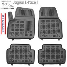 Коврики Jaguar E-Pace I от 2018 -  в салон резиновые Rezaw Plast (Польша) - 4 шт.