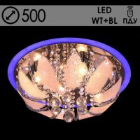 Люстра 55726/500 CR хром 5х40Вт E14 LED+BLUE ПДУ 50х50х25см