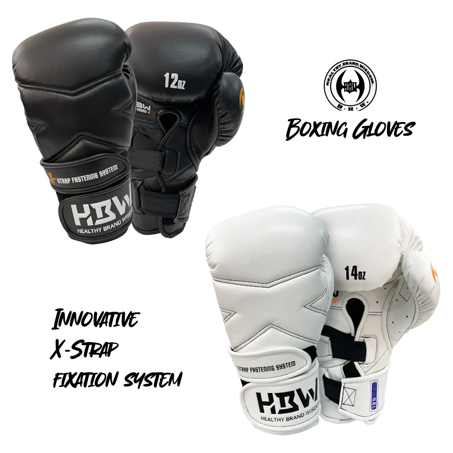 Боксерские перчатки HBW XGV1-BW PREMIUM