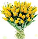 Букет Желтые тюльпаны