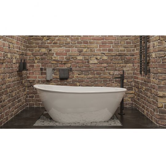 Овальная ванна WHITECROSS Spinel B 155x73 0210.155073 из камня схема 7