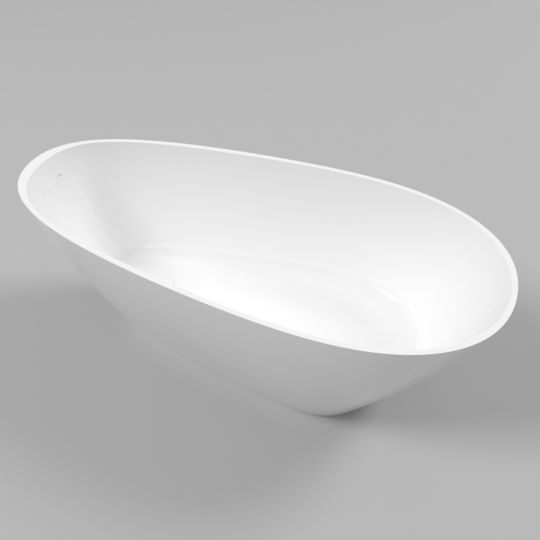 Изображение Белая ванна WHITECROSS Spinel X 160x70 0216.160070 из искусственного камня