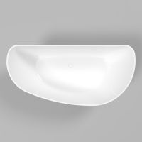 Асимметричная ванна WHITECROSS Topaz 170x80 0212.170080 из искусственного камня схема 9