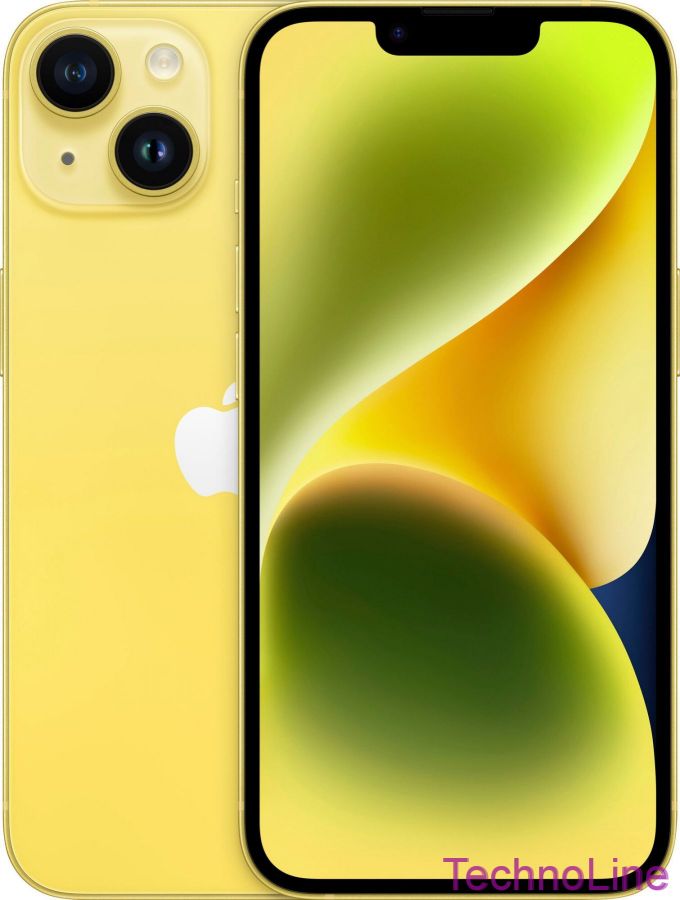 Смартфон Apple iPhone 14 128 ГБ, Dual: nano SIM + eSIM, желтый JP