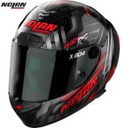 Шлем Nolan X-804 RS Ultra Carbon Spectre, Черно-серо-красный