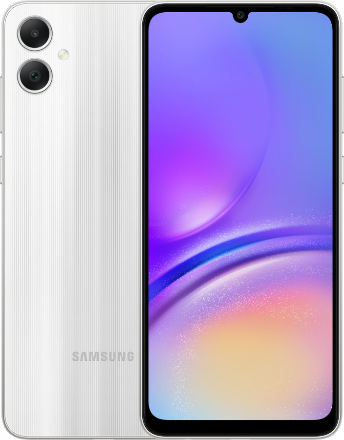 Смартфон Samsung Galaxy A05 4/128 ГБ, Dual nano SIM, серебристый EU