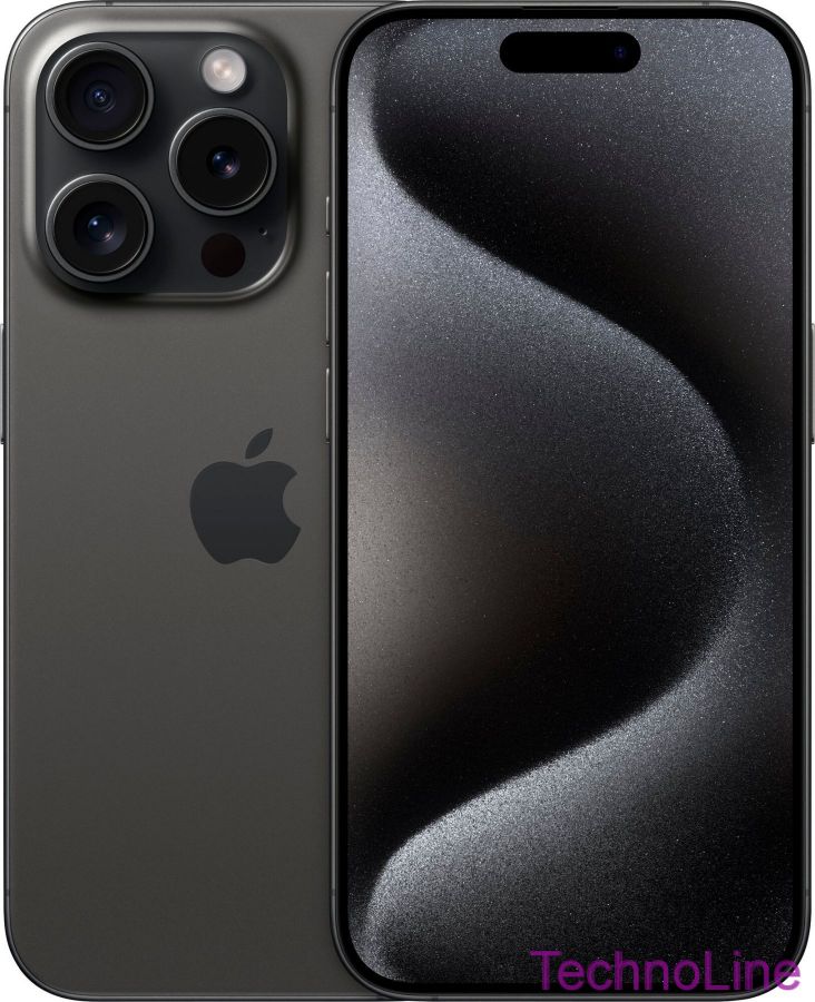 Смартфон Apple iPhone 15 Pro 128 ГБ, Dual еSIM, черный титан [Japan]