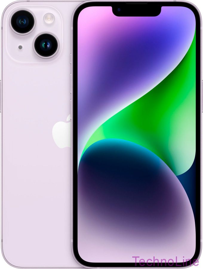 Смартфон Apple iPhone 14 256 ГБ, Dual: nano SIM + eSIM, фиолетовый EU
