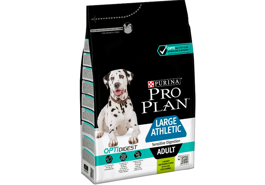 ProPlan корм для собак крупных пород с чувствительным пищеварением со вкусом ягненка 3кг