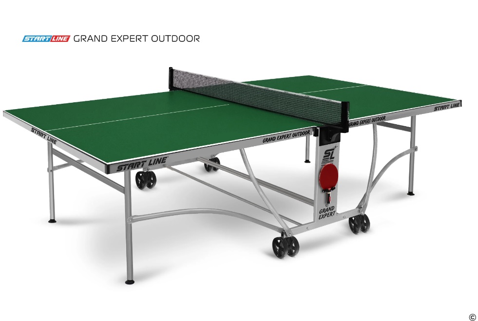 Стол теннисный GRAND EXPERT 4 Всепогодный Зеленый