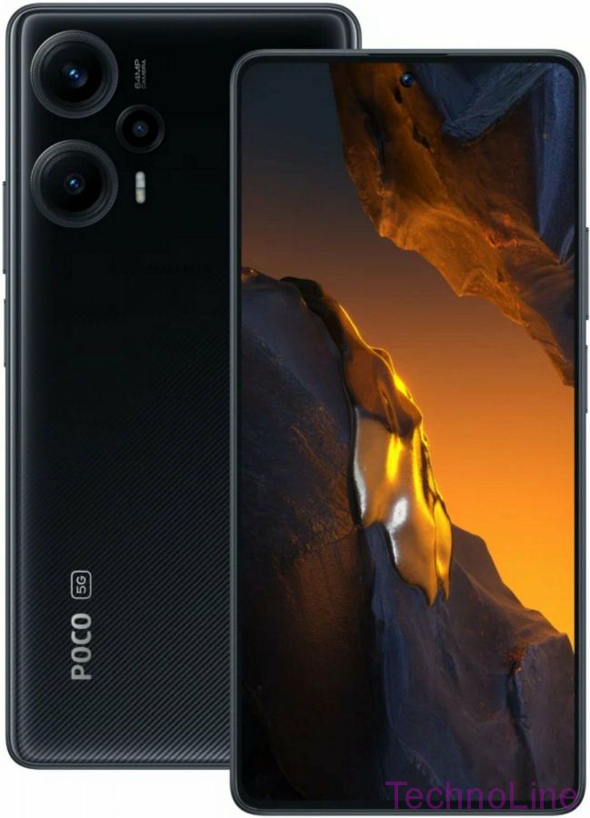 Смартфон Xiaomi Poco F5 8/256 ГБ Global, Dual nano SIM, черный EU