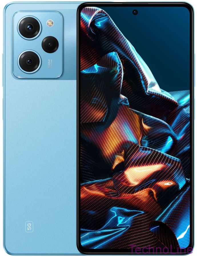Смартфон Xiaomi POCO X5 Pro 5G 8/256 ГБ, Dual nano SIM, Голубой RU