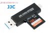 Картридер JJC CR-UCL1 GRAY USB 2.0 Type-A, Lightning, Type-C USB 3.0
