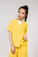 Рубашка для девочки 0610 [желтый]