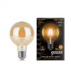 Лампа Gauss LED Filament G95 E27 6W Golden 2400K 105802006 / МВ Лайт