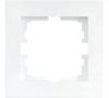 Рамка 1-ая Горизонтальная Lezard Vesna 742-0200-146 Белый, Пластик / Лезард