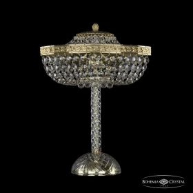 Лампа Настольная Хрустальная BOHEMIA IVELE CRYSTAL 19283L4/35IV G Золото, Металл / Богемия Ивеле Кисталл