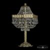 Лампа Настольная Хрустальная BOHEMIA IVELE CRYSTAL 19272L6/H/20IV G Золото, Металл / Богемия Ивеле Кисталл