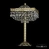 Лампа Настольная Хрустальная BOHEMIA IVELE CRYSTAL 19272L6/25IV G Золото, Металл / Богемия Ивеле Кисталл