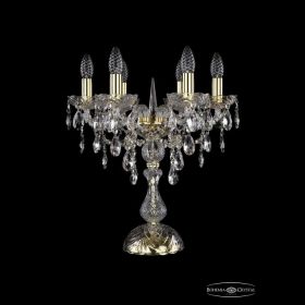 Лампа Настольная BOHEMIA IVELE CRYSTAL 1415L/6/141-47 G Золото, Стекло / Богемия Ивеле Кисталл