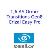 1.6 AS Ormix Transitions Gen 8 Crizal Easy Pro