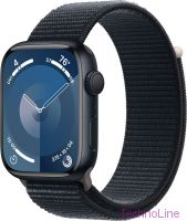 Apple Watch Series 9 41 мм Aluminium Case GPS, Midnight Sport Loop