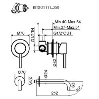 схема Plumberia Selection KITXO1135NO250