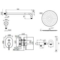 схема Plumberia Selection Ixo KITXO15BO