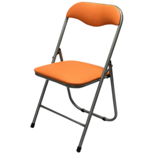 Складной стул  РС 04 (Цвет обивки Оранжевый)