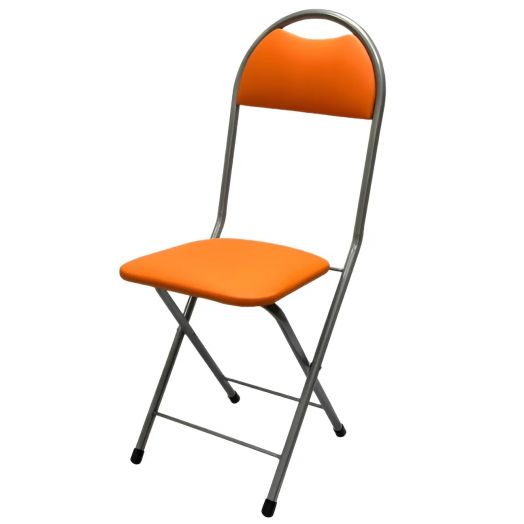 Складной стул  ДУГА (Цвет обивки Оранжевый)