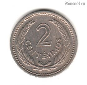 Уругвай 2 сентесимо 1953