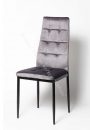 Кухонный стул "DC 4032B" Графит велюр/опоры чёрные (G062-40)