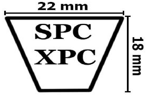 Ремень узкоклиновой SPC-5600 Lp