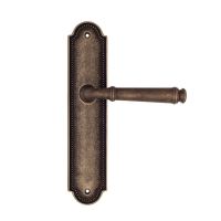 Дверная ручка на планке Fratelli Cattini Farfalla PL248 античная бронза