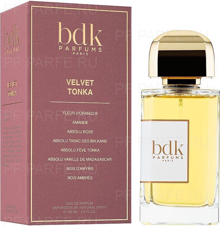 BDK Parfums  Velvet Tonka