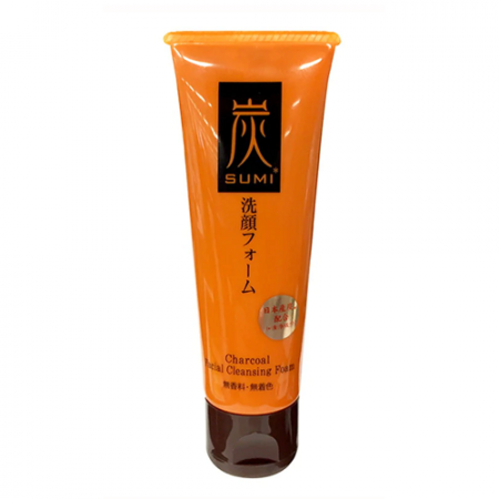 ​Daiso Japan очищающая пенка с углем для умывания лица (Charcoal Facial Cleanser Foam) 80 г.