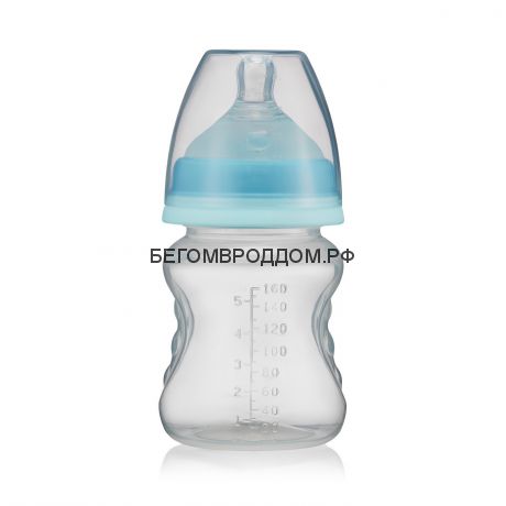 Бутылочка для кормления  ROXY-KIDS 160 мл, средний поток, 3мес+