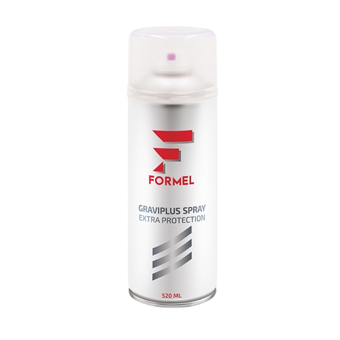 Formel GRAVIPLUS EXTRA PROTECTIO Покрытие антигравийное, цвет серый, объем 520мл.