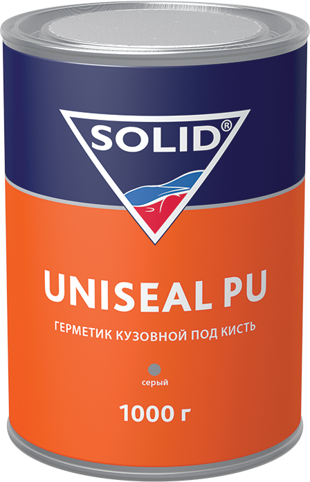 SOLID UNISEAL PU Grey герметик кузовной под кисть 1кг (1165мл)