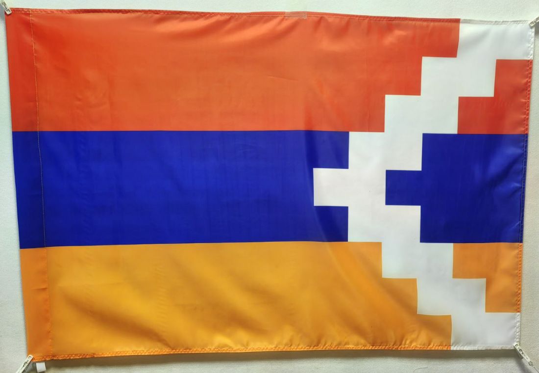Флаг Нагорно-Карабахской  Республики  90х135см