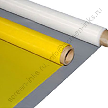 Сетка трафаретная PES 120/35 (305) жёлтая, ширина 1650 мм, за 1 пог/метр