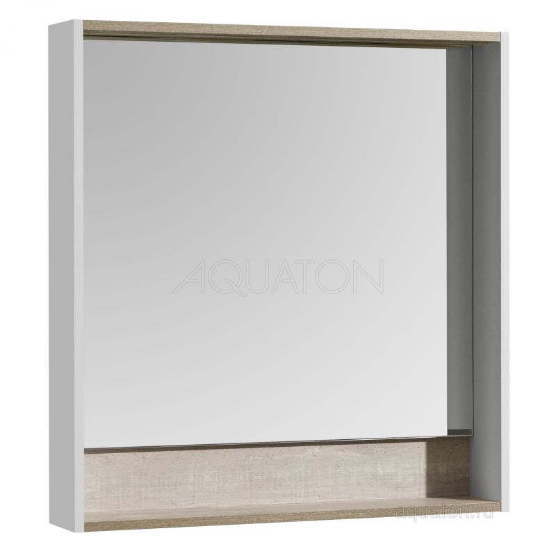 Зеркало с подсветкой Акватон Капри 80 бетон пайн 1A230402KPDA0