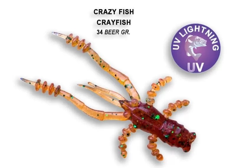Приманка CF Crayfish 1.8, цвет 34 - BEER GR